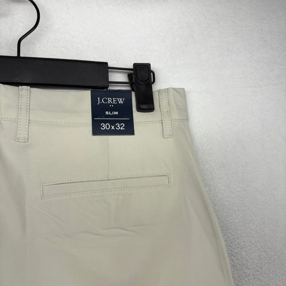 J Crew Pants Men's 30x32 Gray Tech Lightweight performance Golf Wicking NEw